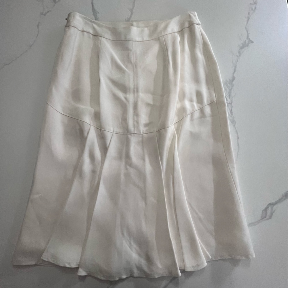 Etcetera Ivory Skirt Size 2
